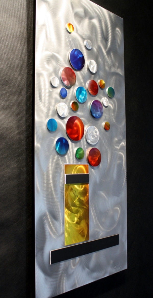 Alex Kovacs Abstract Painting Metal Sculpture Rainbow Wall Art Decor W861 Alex Kovacs