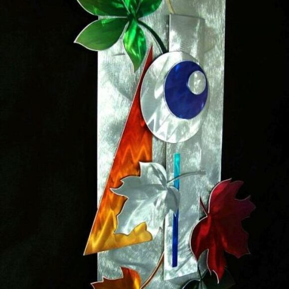 contemporary-metal-wall-decor-leaves-4