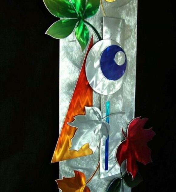 contemporary-metal-wall-decor-leaves-4