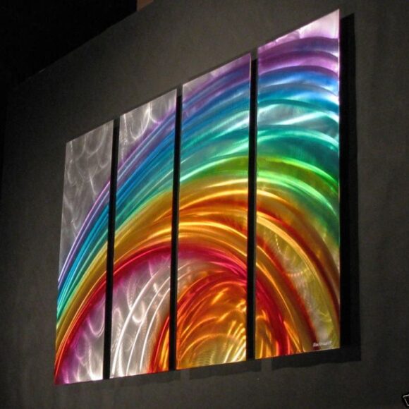 contemporary-painting-on-metal-rainbow-art-4