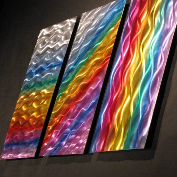modern-art-multi-panel-rainbow-painting-on-metal-4