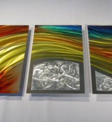 multi-panel-metal-wall-decor-featuring-abstract-painting-on-metal-4