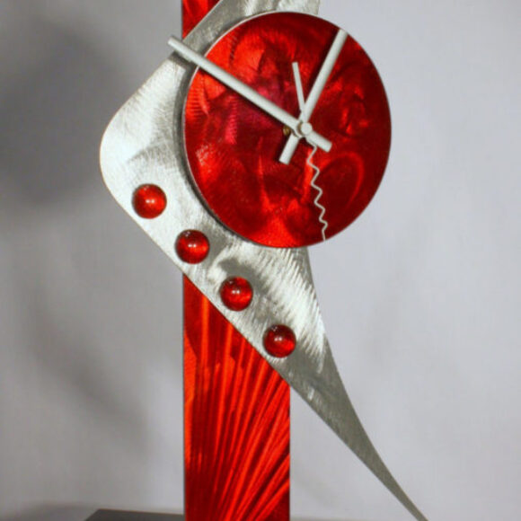 alex-kovacs-modern-metal-art-mantel-clock-abstract-sculpture-decor-440-9