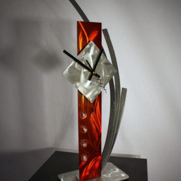 alex-kovacs-modern-metal-art-mantel-clock-abstract-sculpture-decor-442-12