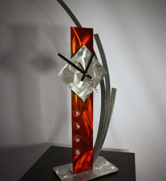 alex-kovacs-modern-metal-art-mantel-clock-abstract-sculpture-decor-442-12