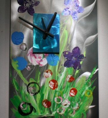 metal-wall-art-sculpture-clock-modern-abstract-painting-decor-linda-kovacs-k04-18