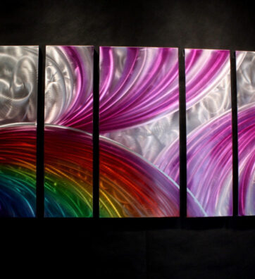 wilmos-kovacs-abstract-painting-metal-sculpture-rainbow-wall-art-decor-w889-4