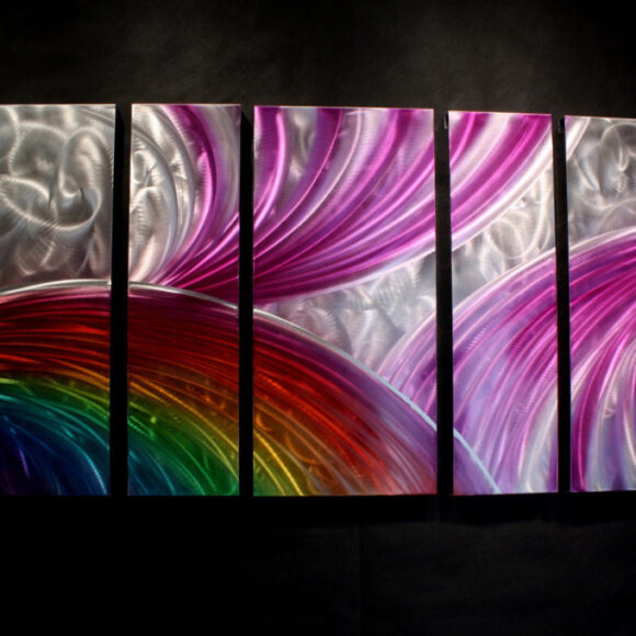 wilmos-kovacs-abstract-painting-metal-sculpture-rainbow-wall-art-decor-w889-4