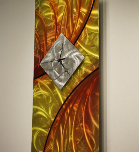 wilmos-kovacs-abstract-painting-on-metal-sculpture-home-decor-wall-clock-w352-6