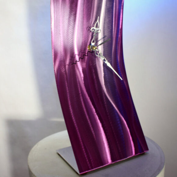 wilmos-kovacs-abstract-painting-on-metal-sculpture-rainbow-art-desk-clock-w959-4