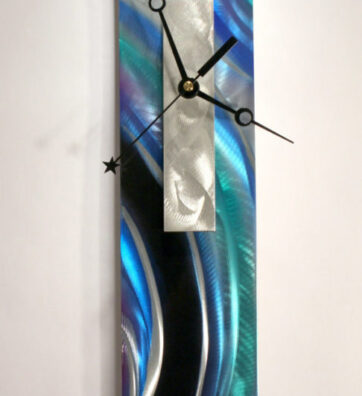 wilmos-kovacs-abstract-painting-on-metal-sculpture-rainbow-art-wall-clock-w945-10