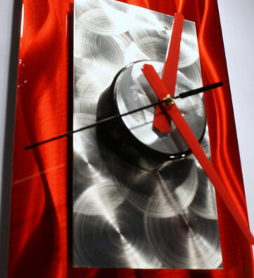 wilmos-kovacs-abstract-painting-on-metal-sculpture-rainbow-art-wall-clock-w952-2