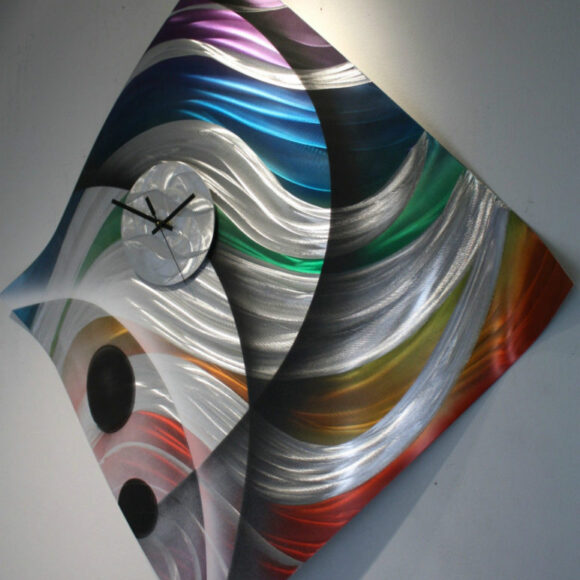 wilmos-kovacs-colorful-modern-abstract-metal-sculpture-rainbow-wall-clock-w783-4