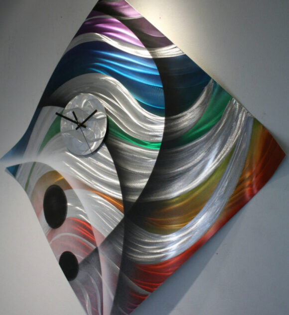 wilmos-kovacs-colorful-modern-abstract-metal-sculpture-rainbow-wall-clock-w783-4