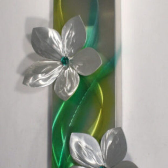 wilmos-kovacs-flower-abstract-painting-on-metal-sculpture-rainbow-art-metal-wall-sculpture-clock-modern-decor-w1009-8