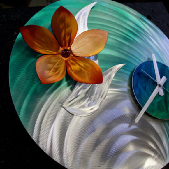 wilmos-kovacs-modern-painting-on-metal-sculpture-abstract-art-decor-wall-clock-w971-2