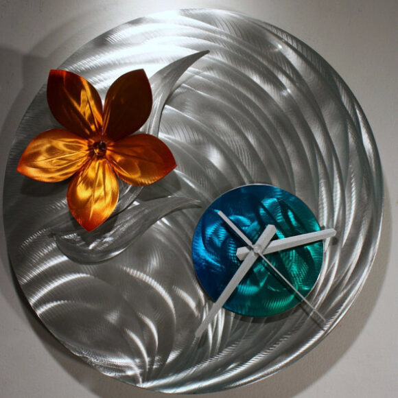 wilmos-kovacs-modern-painting-on-metal-sculpture-abstract-art-decor-wall-clock-w973-2