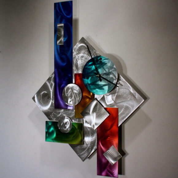 wilmos-kovacs-rainbow-art-metal-wall-sculpture-unique-abstract-clock-design-w789-2